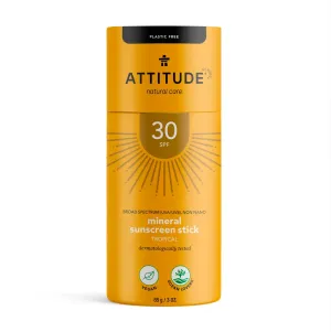 Attitude Bâton Solaire Minéral SPF30 Tropicale