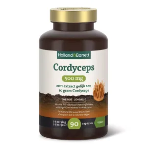 Holland & Barrett Cordyceps 500mg - 90 capsules
