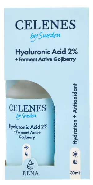 Celenes by Sweden - Hyaluronzuur 2% + Ferment Active Goji Berry Serum - 30ml