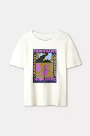 Tshirt croissant romance