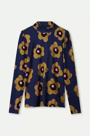 Turtleneck fleurs parfaites