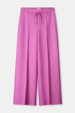 Pants rose doux stripped