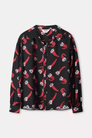 blouse violet pepper garden