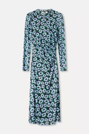 dress wild flower blue