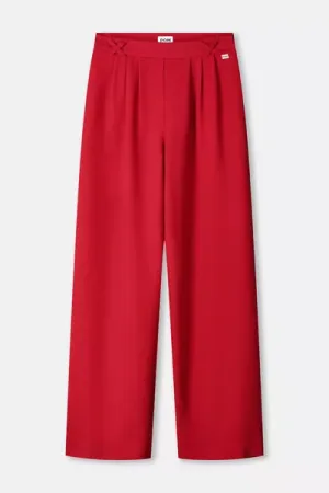 pants chili red