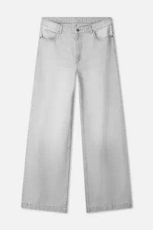 jeans baggy wide leg grey