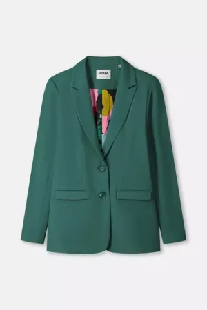 blazer chloe pine green