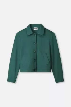 jacket iris pine green