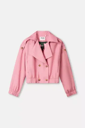 jacket boucle sweet pink