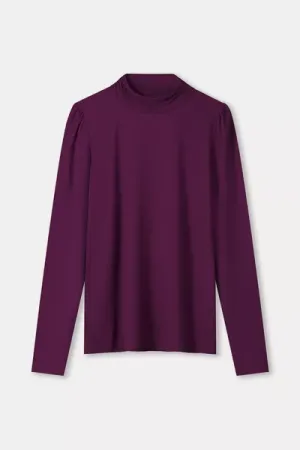 turtleneck plum