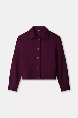 jacket iris plum