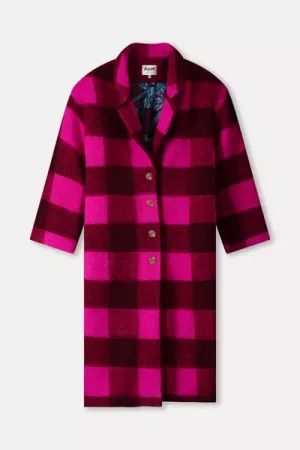 coat check plum pink