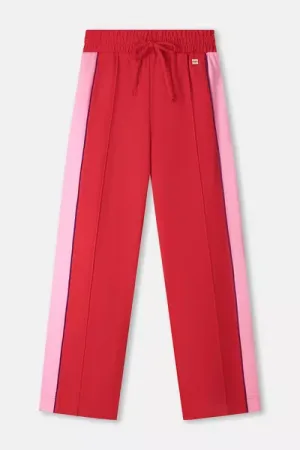 colourblock chili red