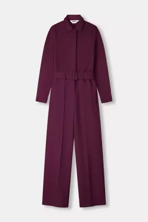 jumpsuit plum