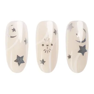 Nail Sticker 05 Astro Silver